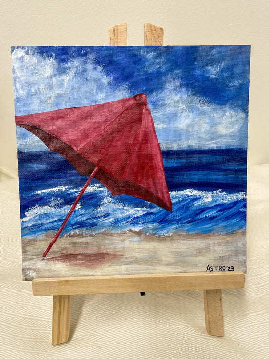 Small beach painting