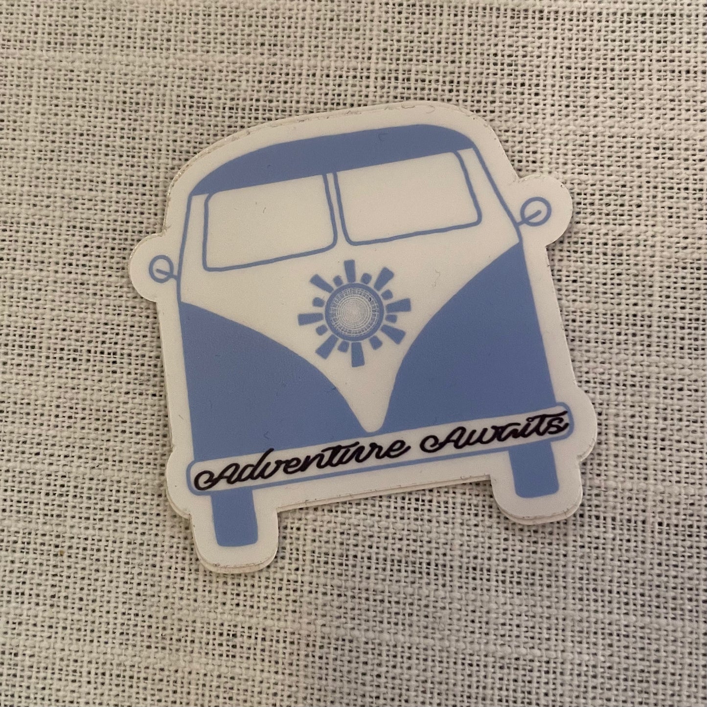 Adventure awaits sticker