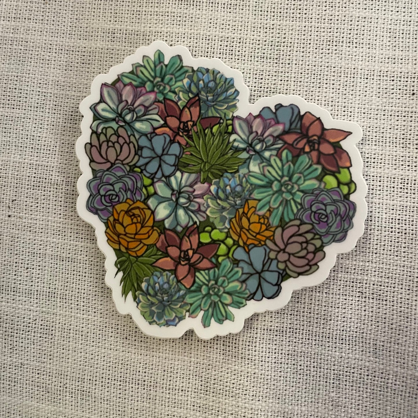 Plant love sticker
