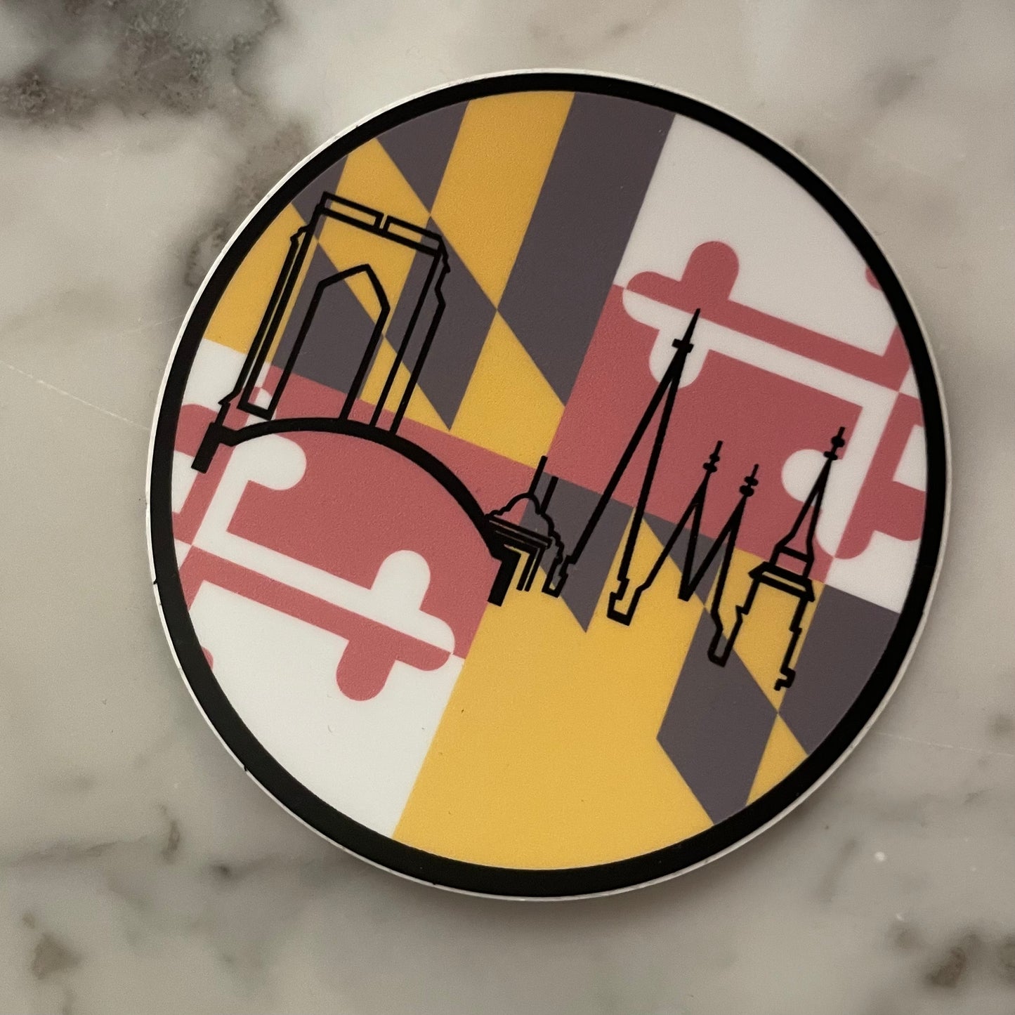 Frederick Made/MD Flag sticker