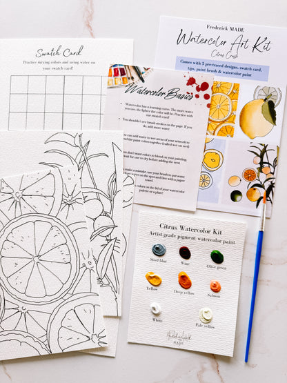 Citrus MINI Watercolor Kit