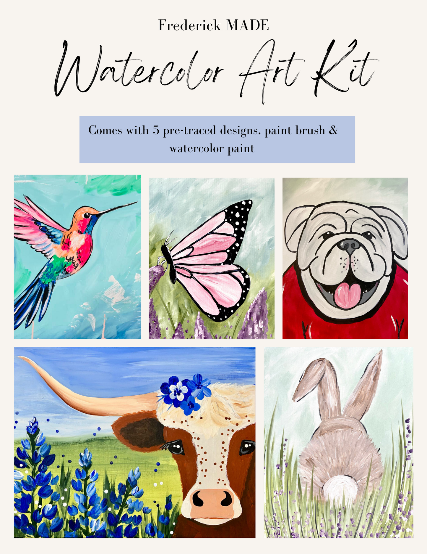 Animals MINI Watercolor Kit