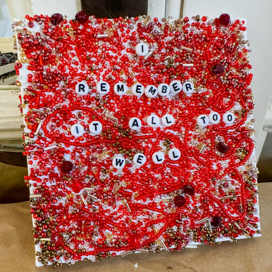 All Too Well Bead Canvas Art