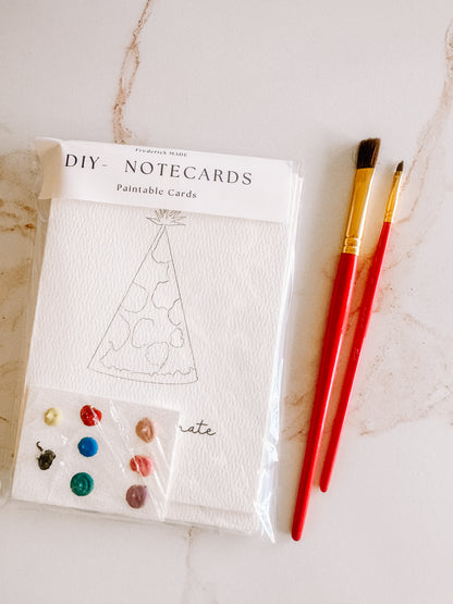 Paintable Birthday Notecards