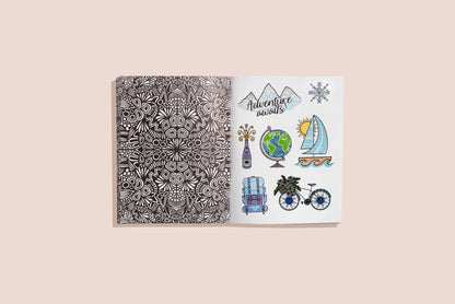 Waterproof Sticker Book with 500+ Vinyl Stickers