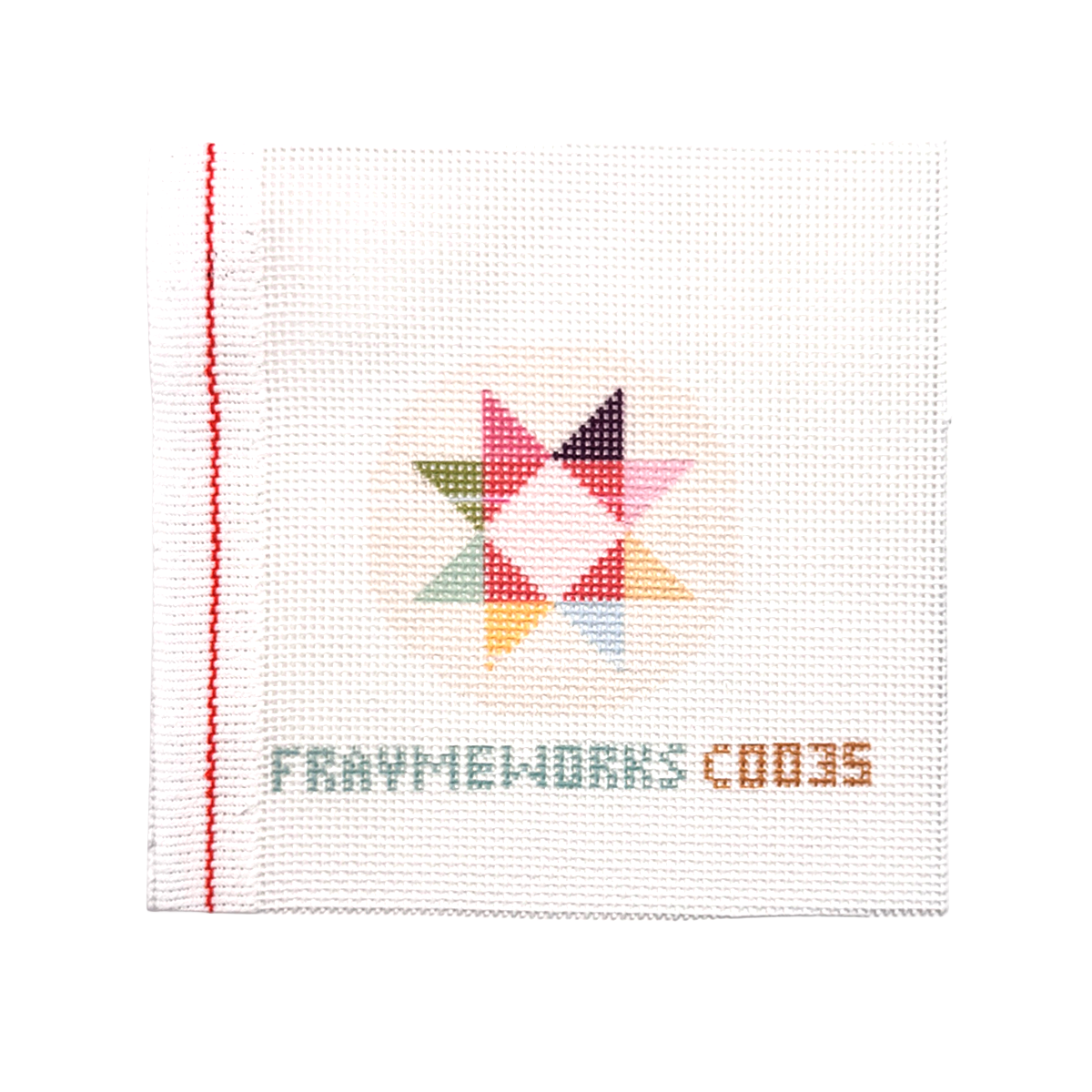 Quilt Star Mini Needlepoint Canvas
