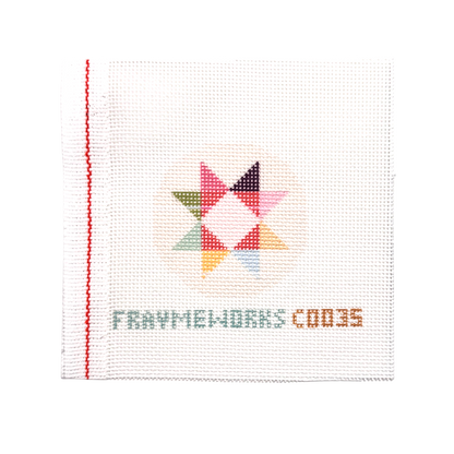 Quilt Star Mini Needlepoint Canvas