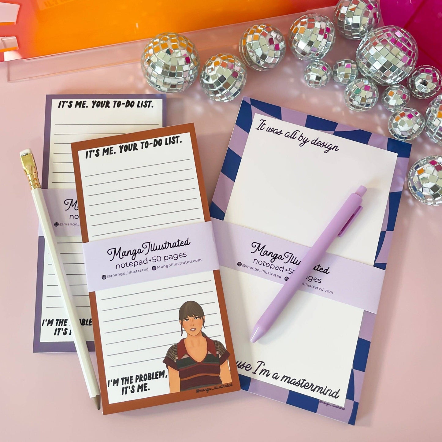 Lavender Anti-Hero notepad