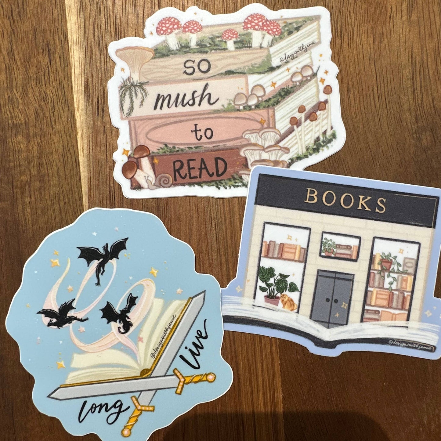 So Mush to Read Sticker