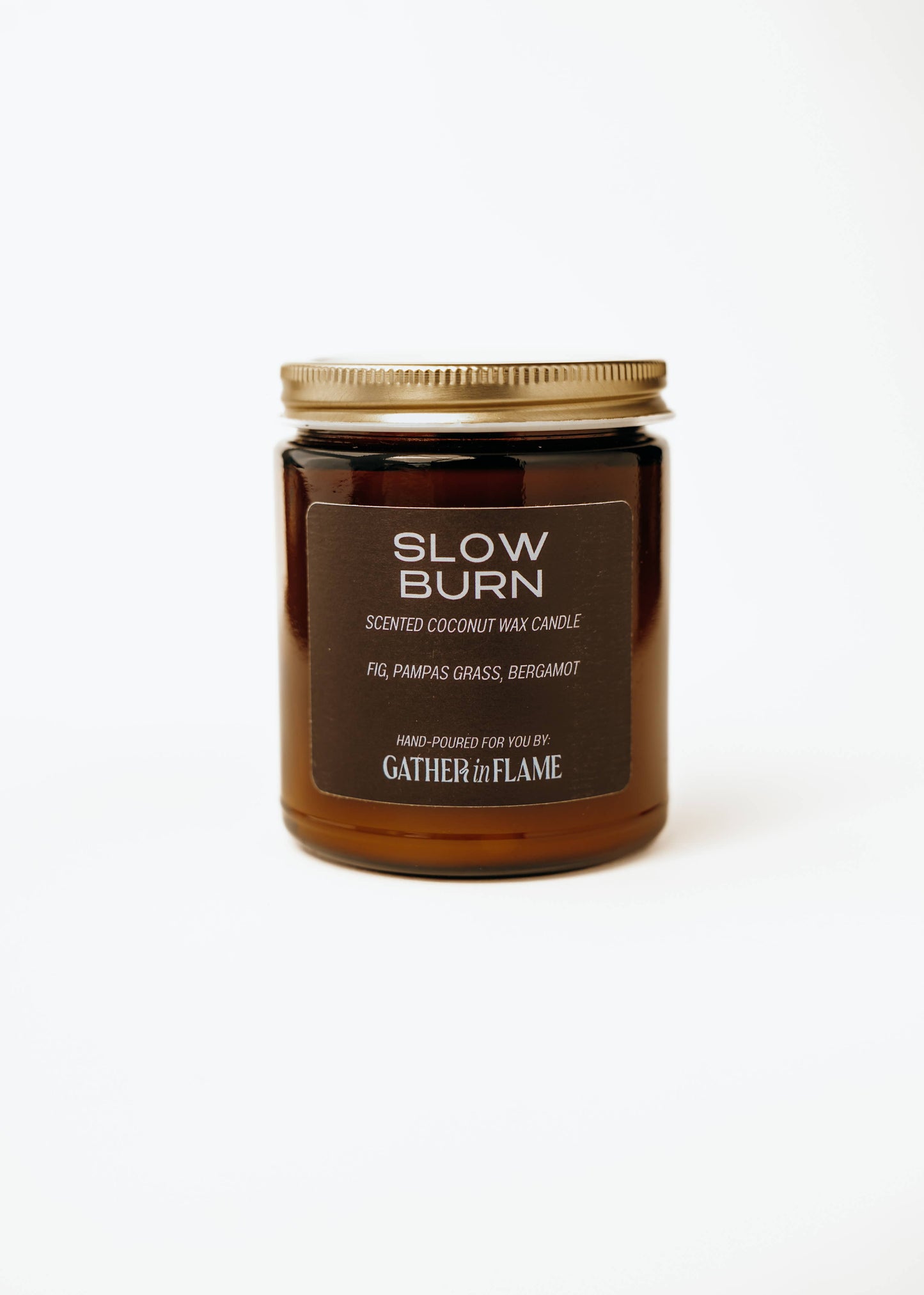 Slow Burn Wood Wick Candle – Fig, Vetiver & Soft Woods