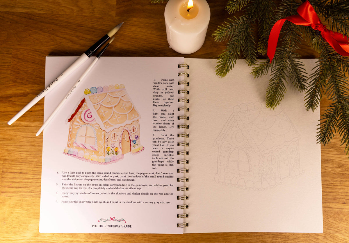 Christmas Watercolor Workbook