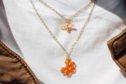 Bee Charm Necklace