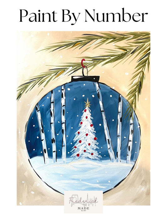 Christmas Ornament Mini Paint By Number