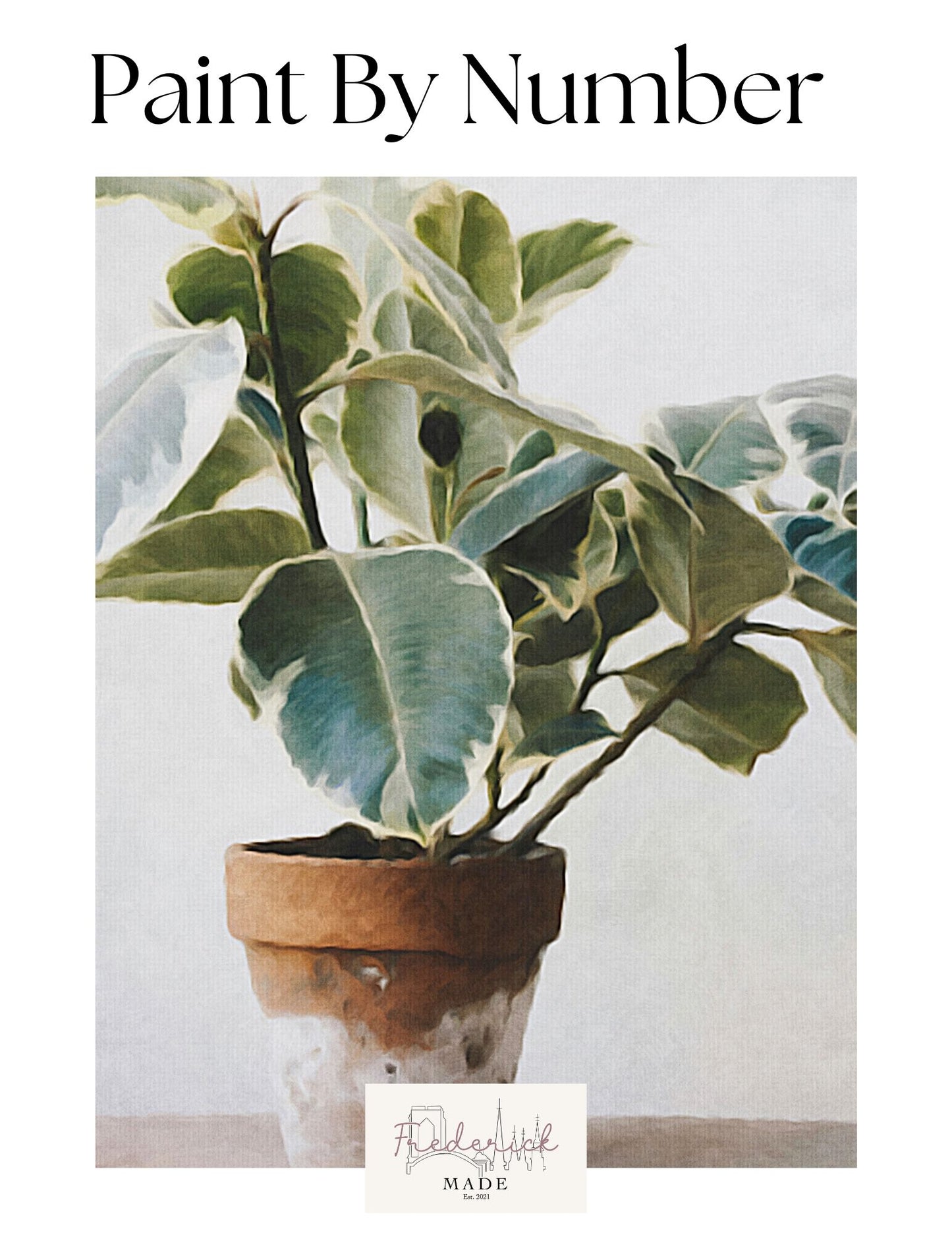 Plant Still Life Big Paint by Number