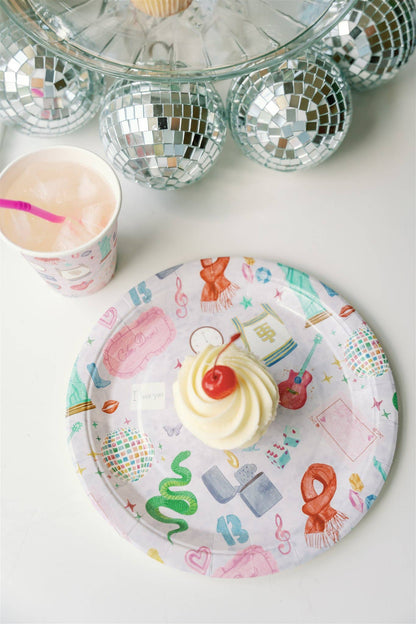 Eras Paper Plate Pack, Taylor Swift