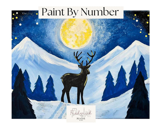 Moonlit Deer Mini Paint By Number