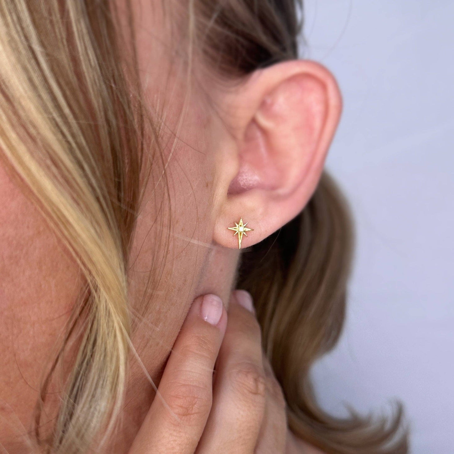 Starburst Gold-Filled Studs