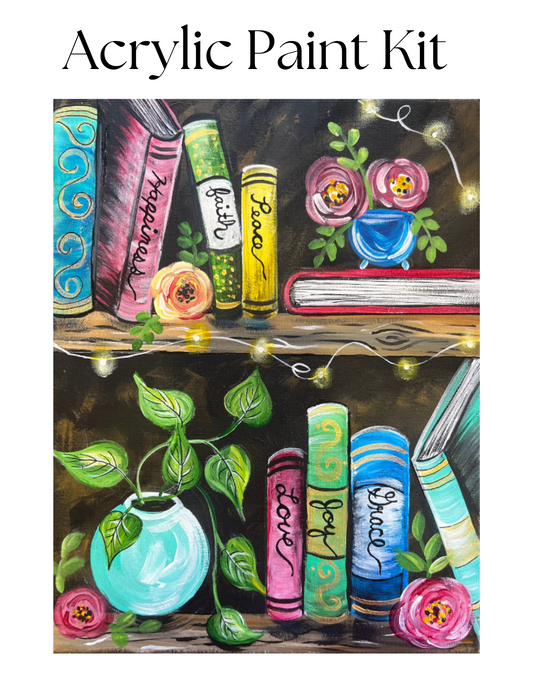 Library Books Paint Kit