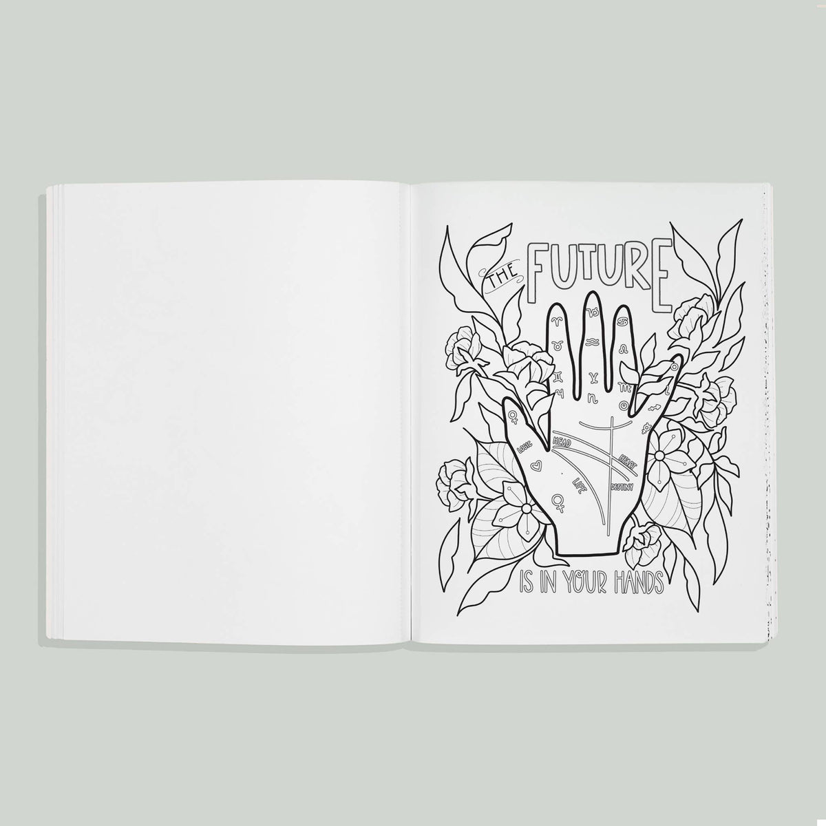 You are Made of Magic: Coloring book with Affirmations