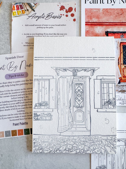 Spanish Door Mini Paint By Number