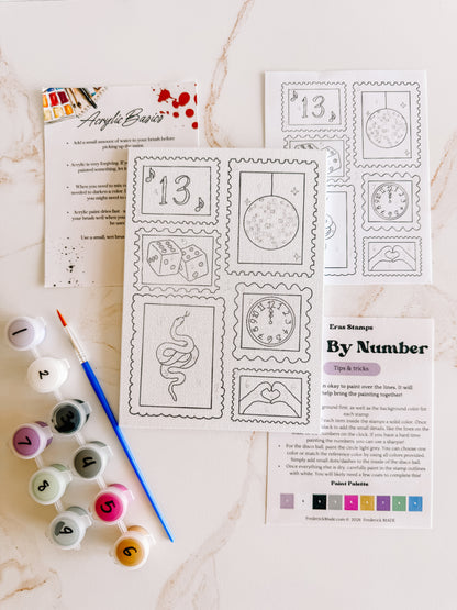 Eras Stamps Mini Paint by Number