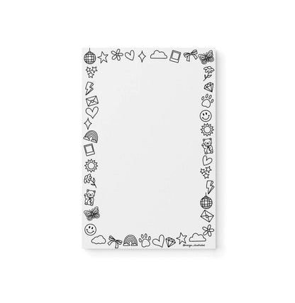 Doodles color-in notepad