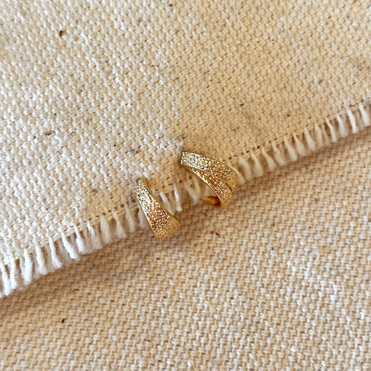 Gold Filled Mini Twist Hoops