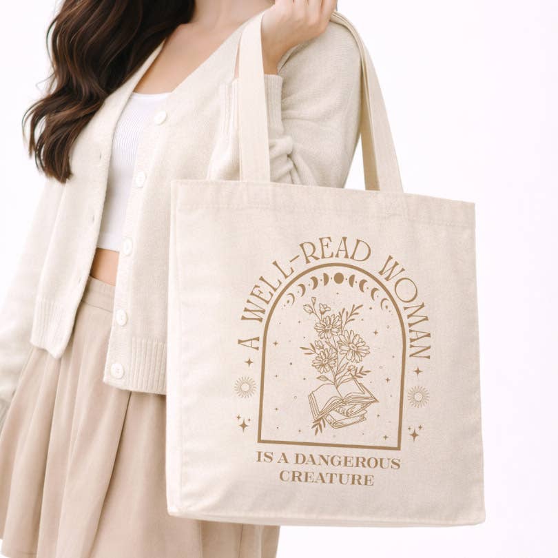 Well Read Woman Tote Bag