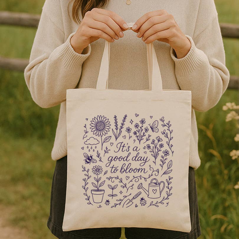 Good Day To Bloom Tote Bag