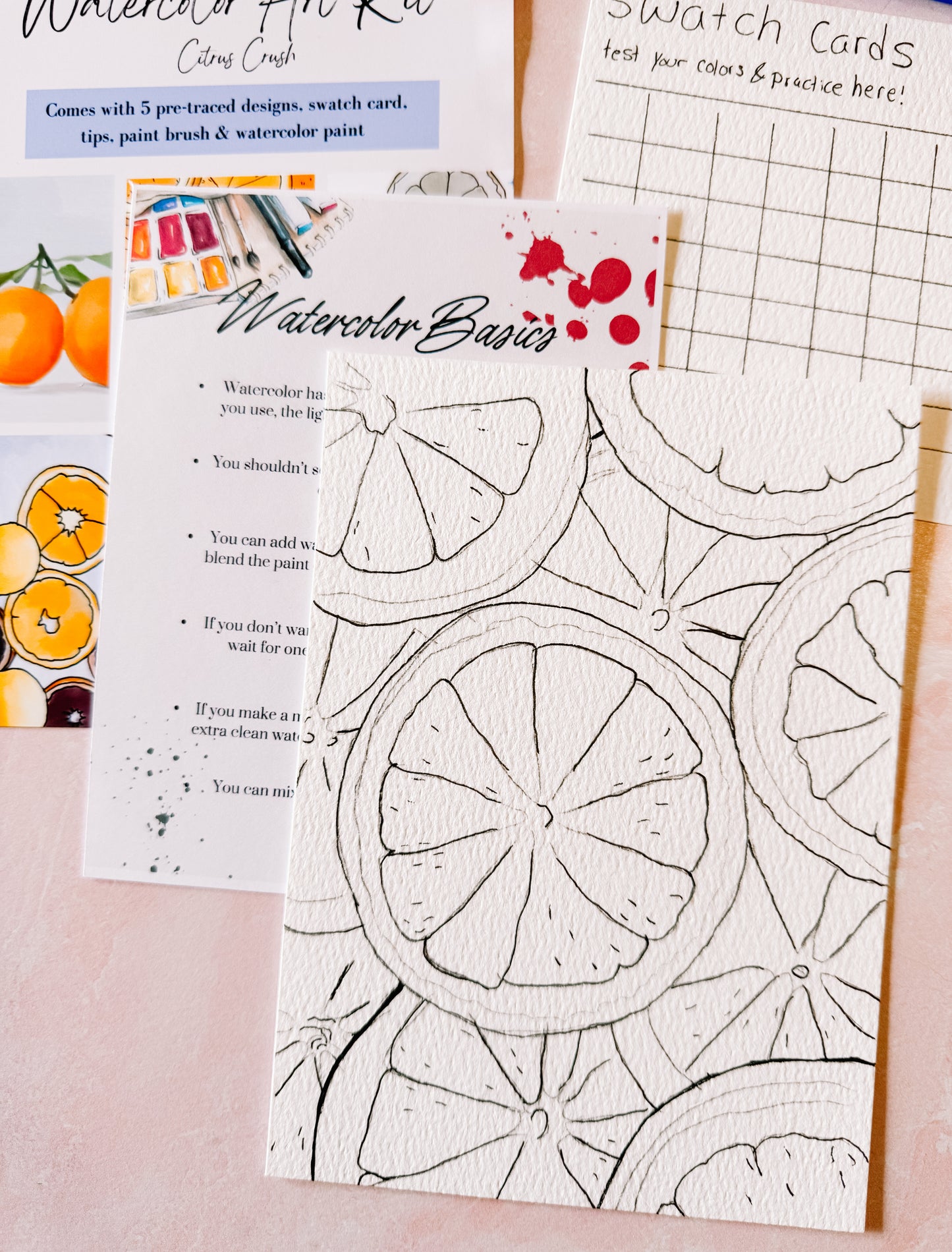 Citrus MINI Watercolor Kit