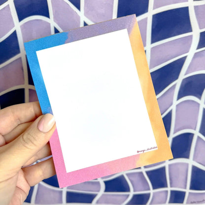 Afterglow notepad
