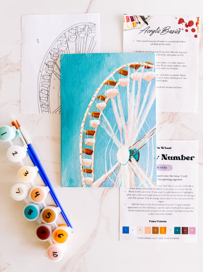 Ferris Wheel Mini Paint by Number