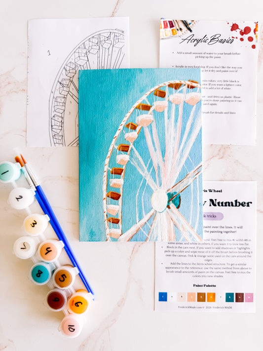 Ferris Wheel Mini Paint by Number