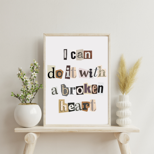 Broken Heart Art Print