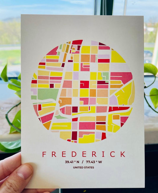 Frederick Map Print