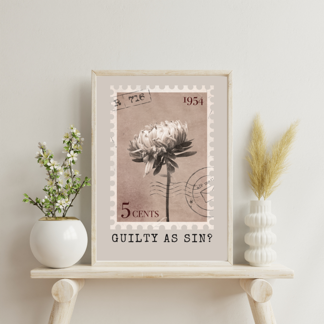 Guilty as Sin Art Print