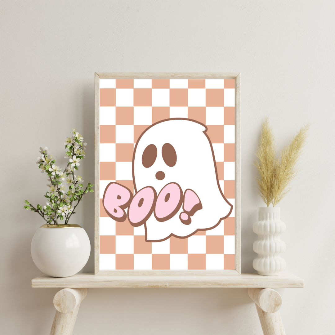 Boo Art Print