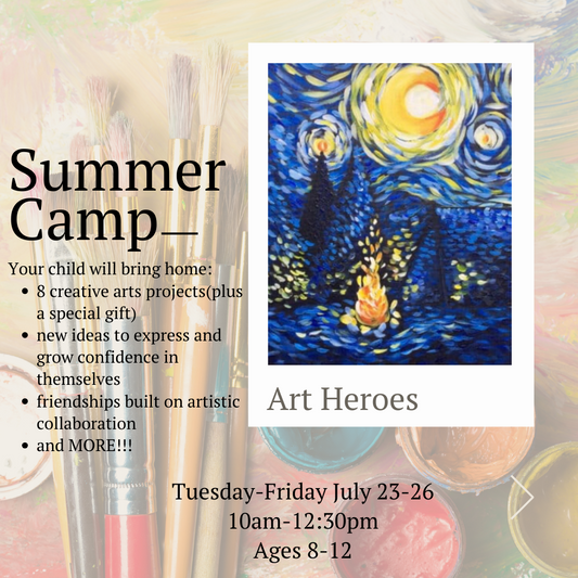 Art Heroes Kids Art Camp - July 23-26