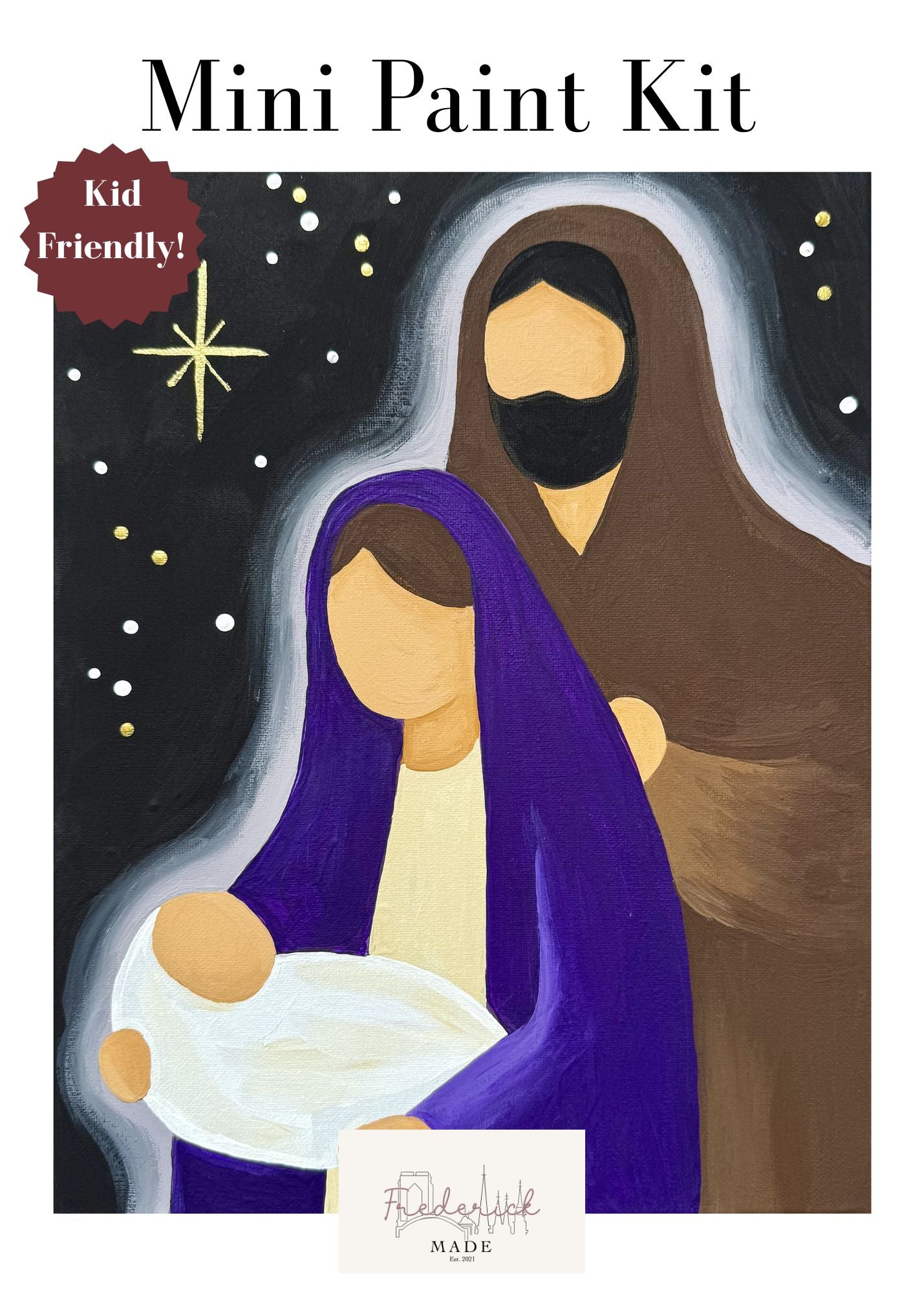 Christmas Kids Paint Kit