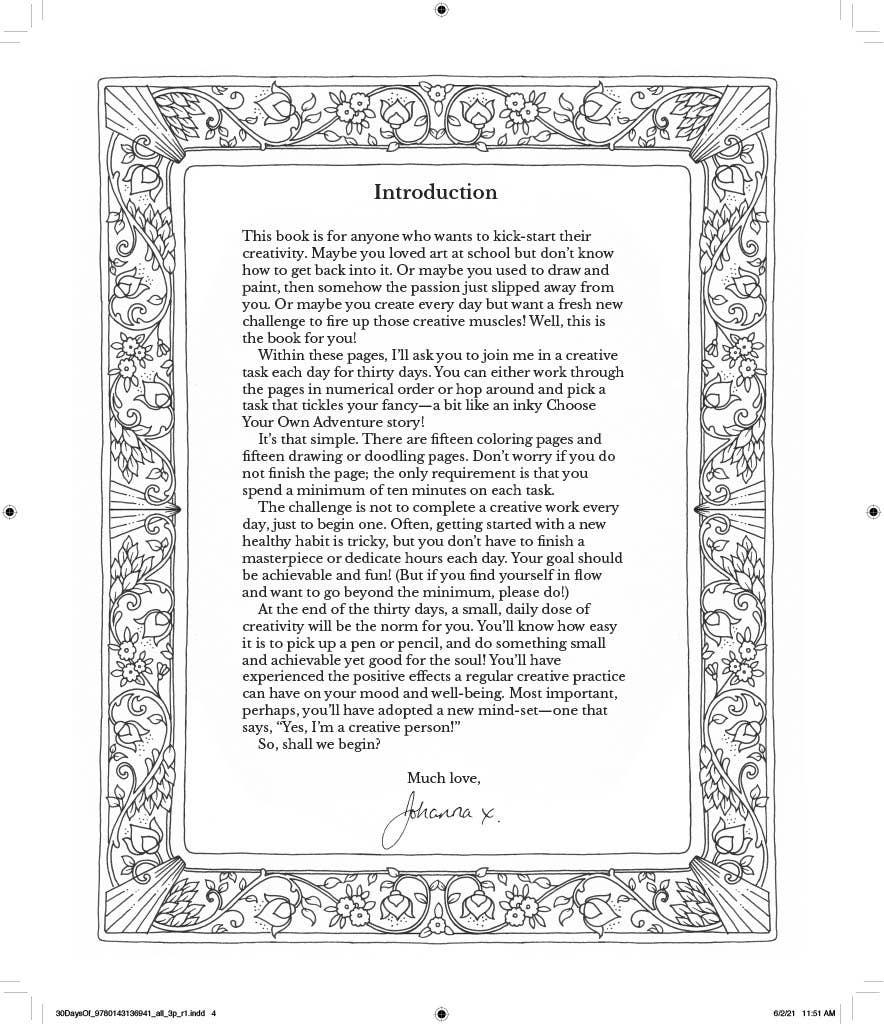 30 Days Of Creativity