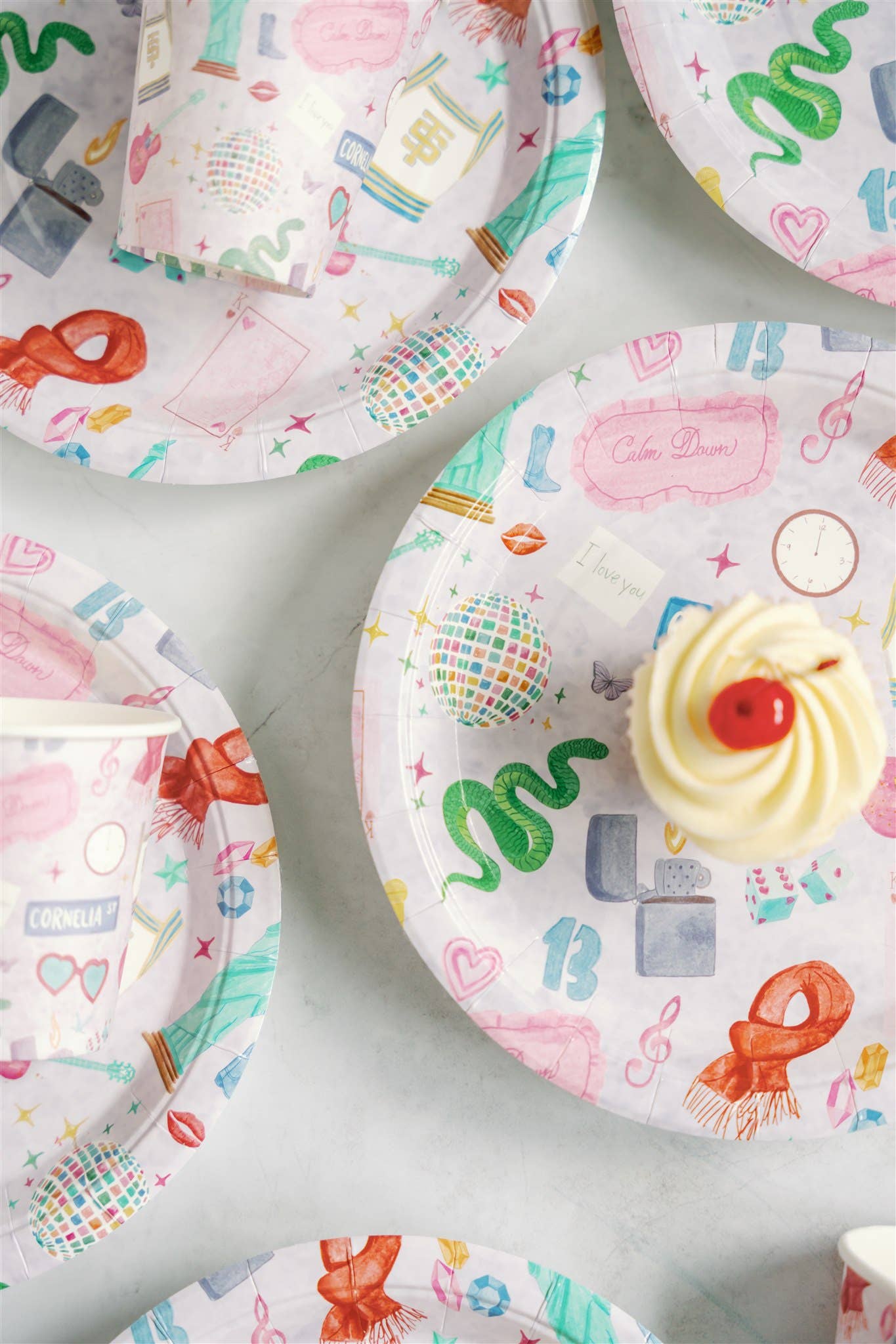 Eras Paper Plate Pack, Taylor Swift