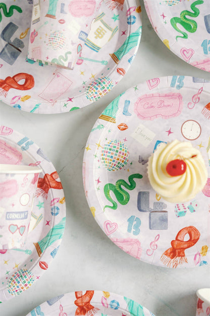 Eras Paper Plate Pack, Taylor Swift