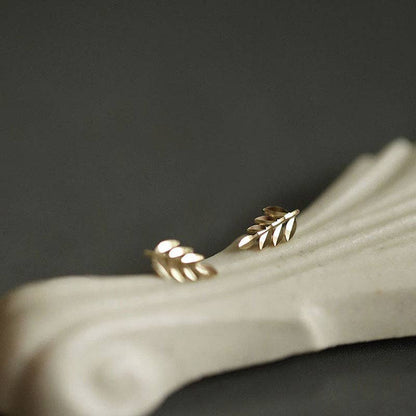 Leaf Stud Earrings