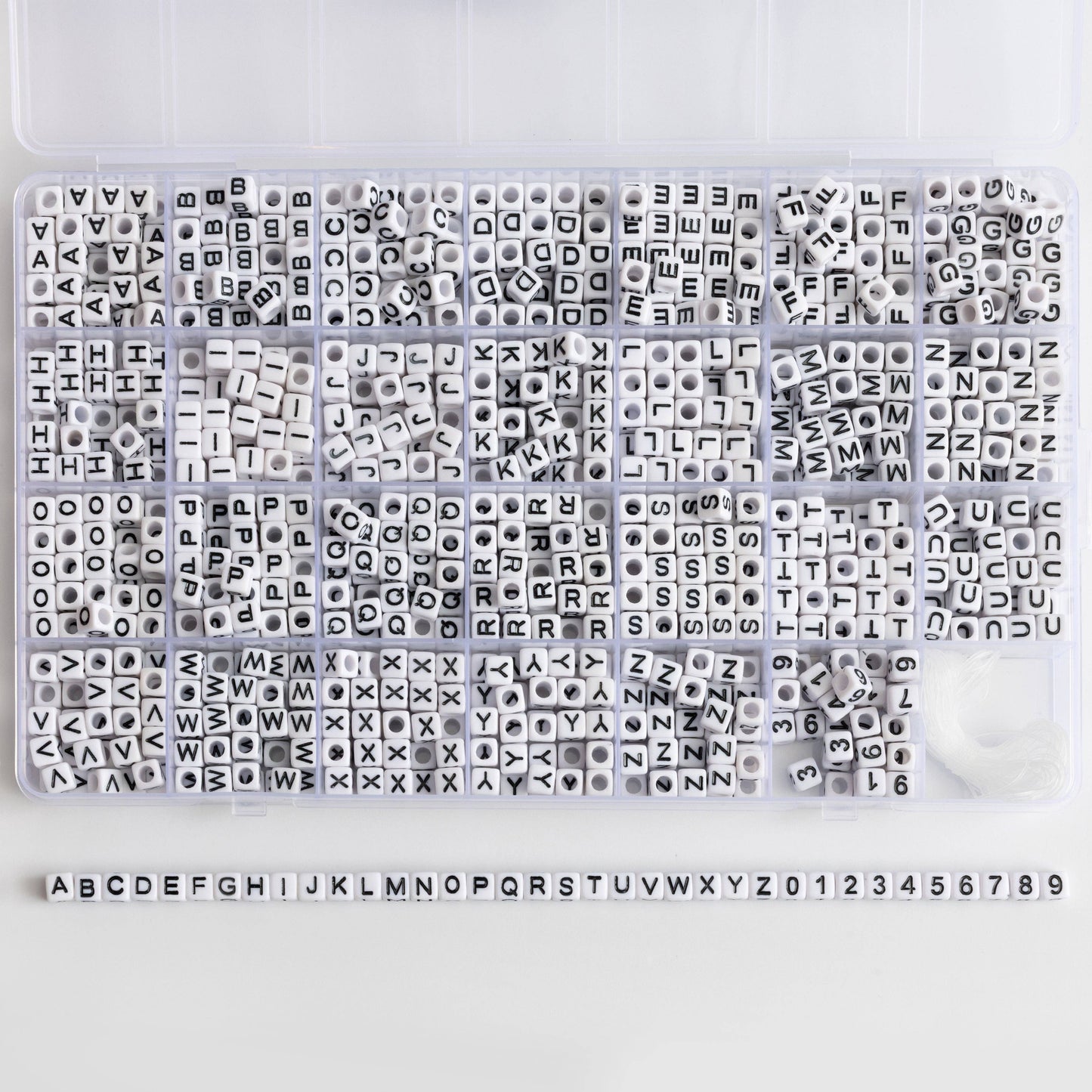 Cube Letter Bead Box