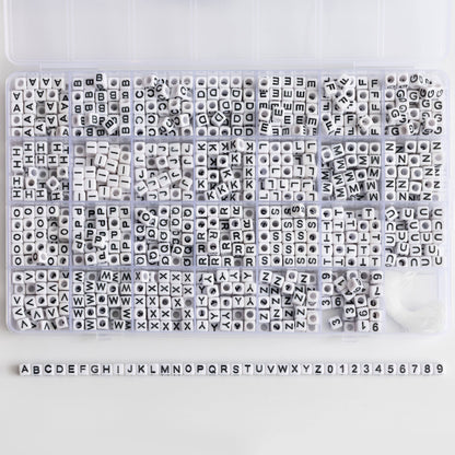 Cube Letter Bead Box