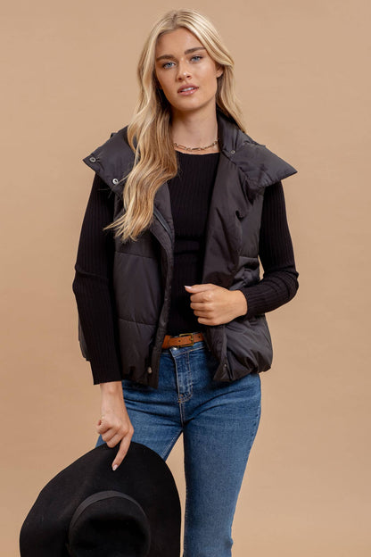 CURATED | Asymmetrical zip vest