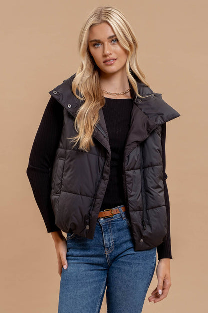 CURATED | Asymmetrical zip vest