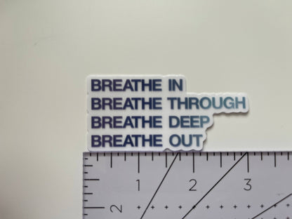 Breathe sticker
