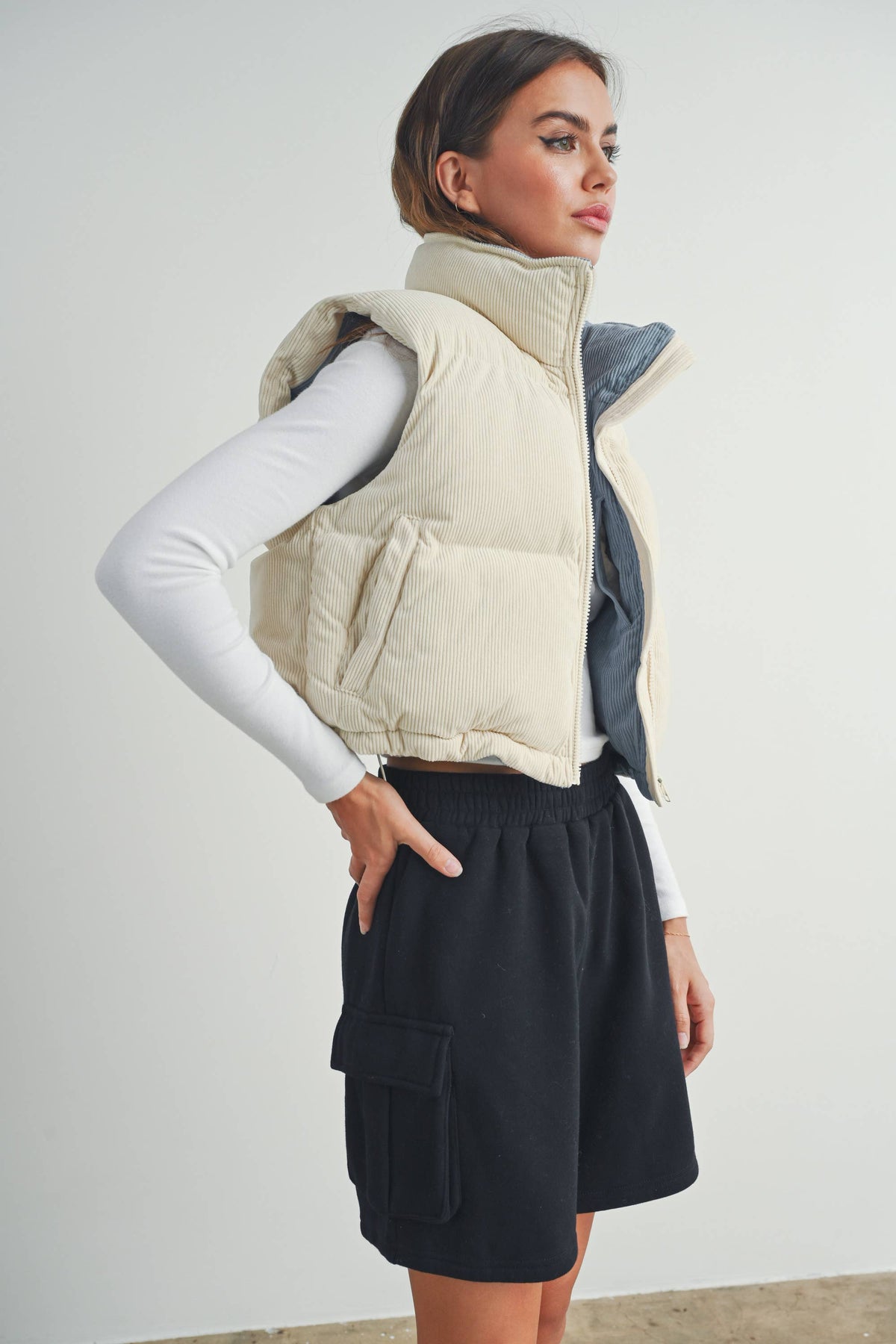 Curated Corduroy Puffer