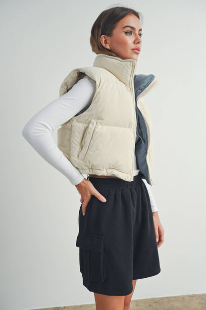 Curated Corduroy Puffer